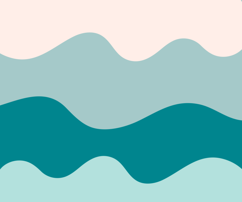 pastels, waves