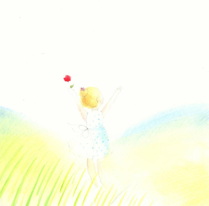 girl in a spring