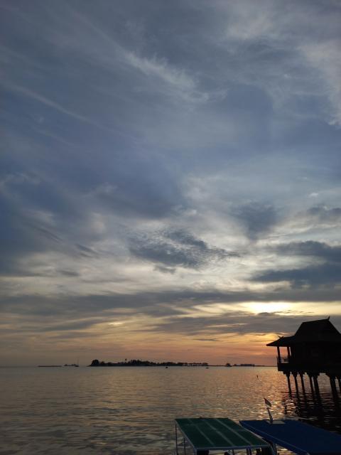 Sunset is beautiful