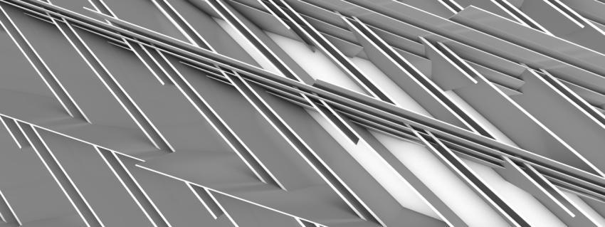 Architectural abstract 3D background.