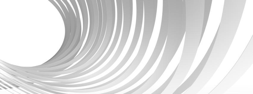 Multi-layered minimalistic white abstract background from rings. 3D illustration, 3D rendering.