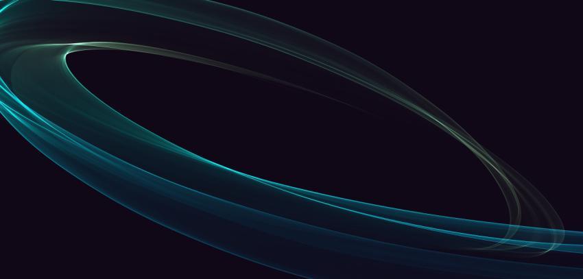 Beautiful whirlwind like a wave of color gradients on a dark background