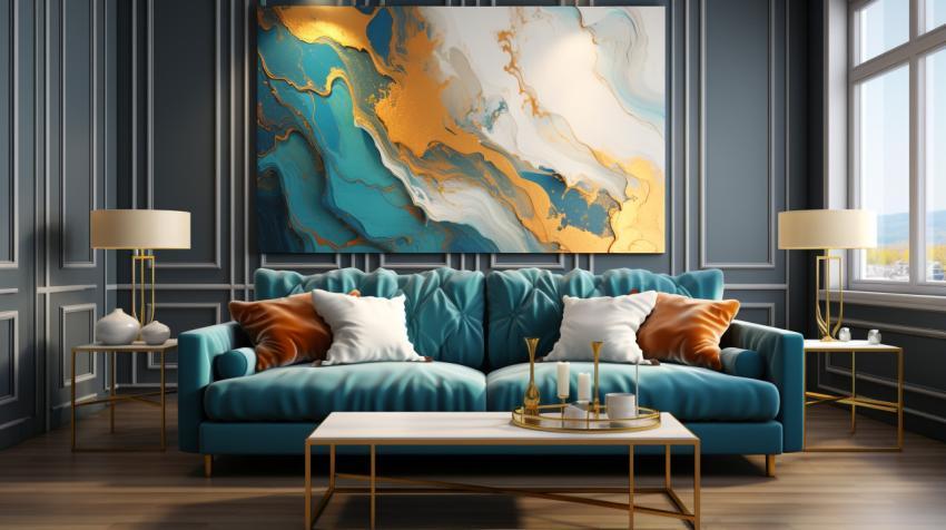 3d abstract marble wallpaper for wall decor Resin 1