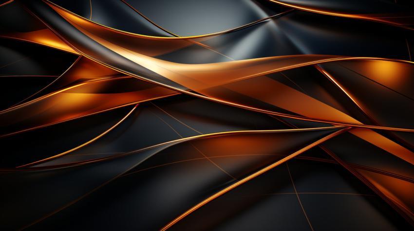 Abstract golden line pattern background 4