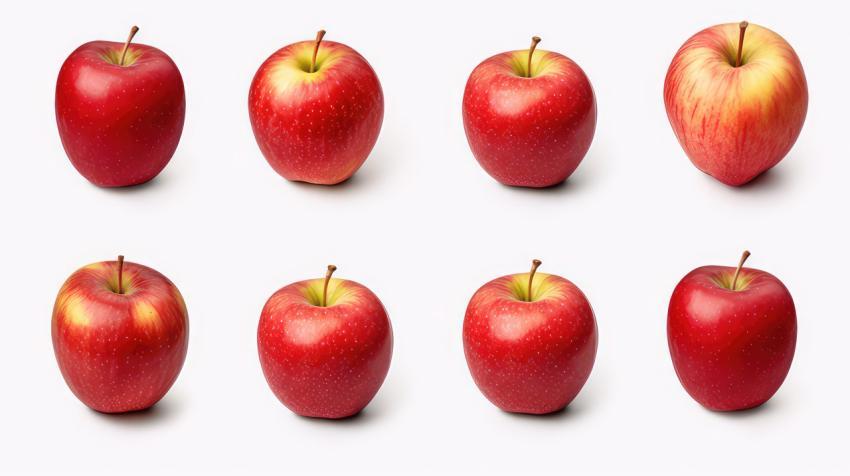 apple fruit isolated white background