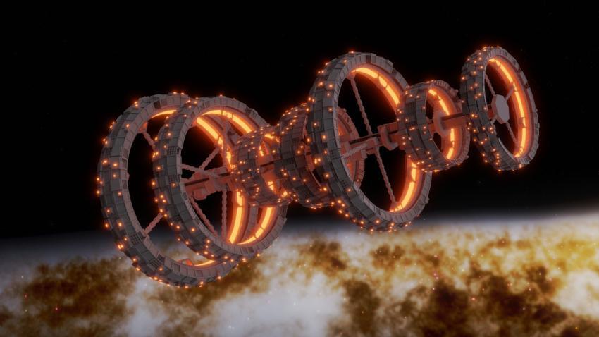 Space Station science Fiction