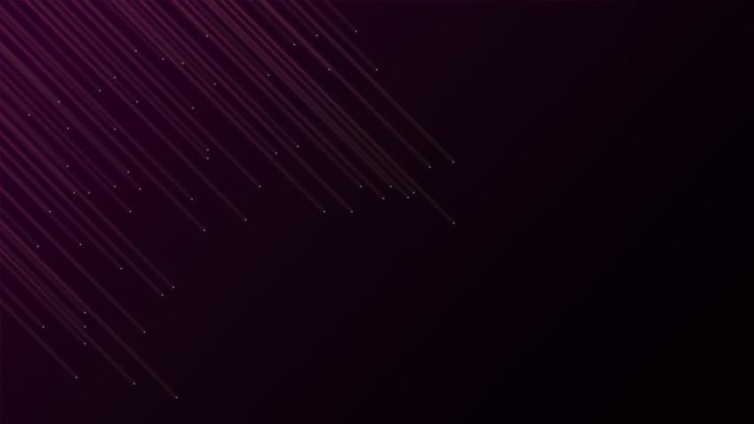 White dots creating a trace imitate the movement from top to bottom Rich purple hues Modern design