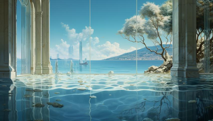 ooling water view 4
