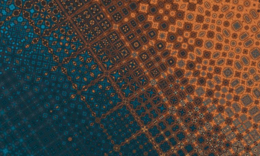 Beautiful combination of blue and gold, abstract stylish background, illustration.