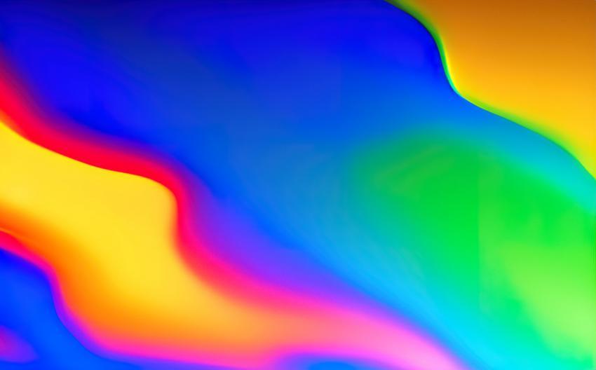 Digital illustration abstract background colorful wavy gradient