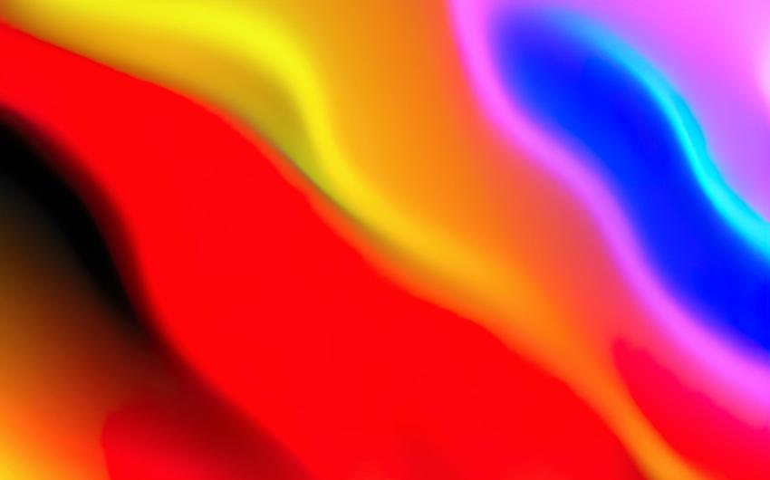 Digital illustration abstract background colorful wavy gradient