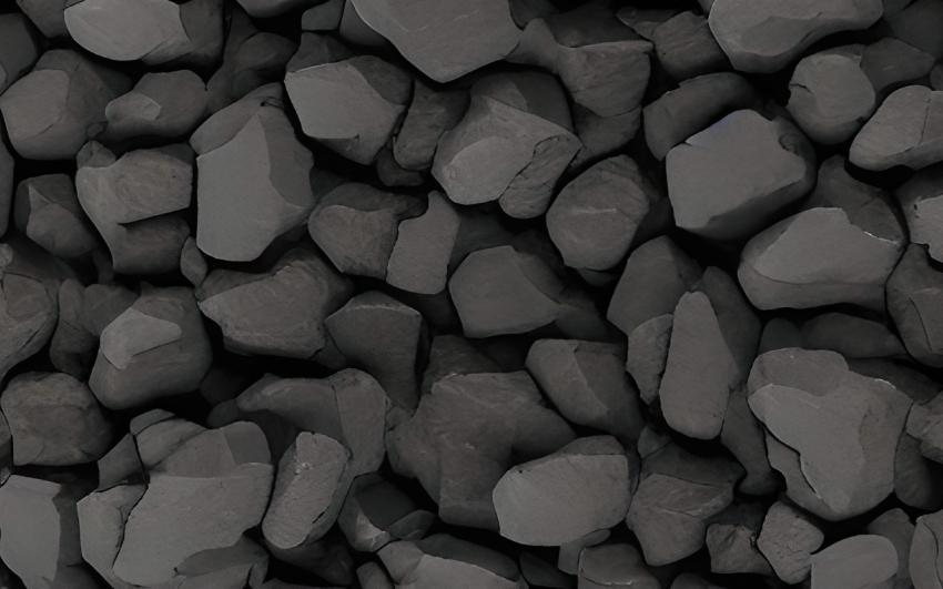 Digital illustration abstract coal texture background