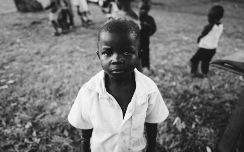 Kenyan boy looking at the camera