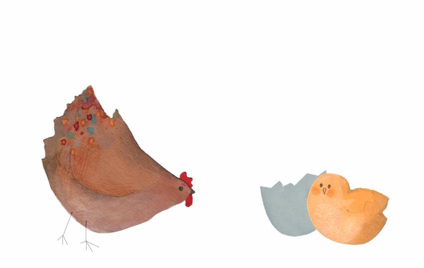 hen with her chicken