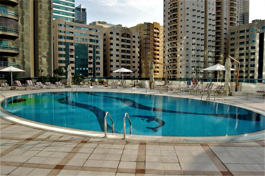 Swimming pool at the hotel
