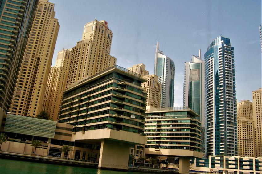 High-rise buildings of the city