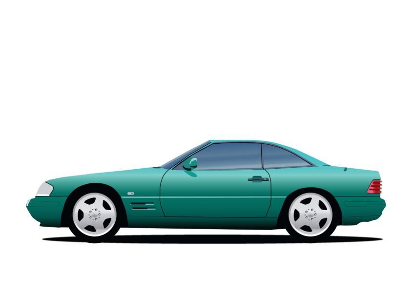 Green car