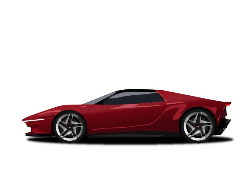 Red sport car