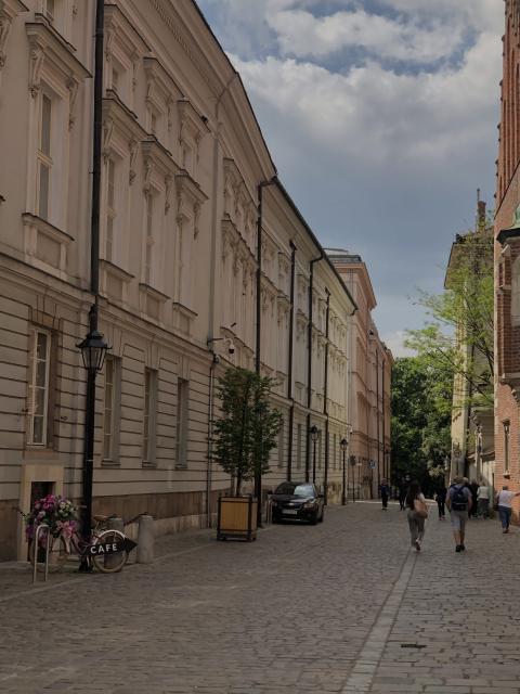 Polish city, beautiful architecture