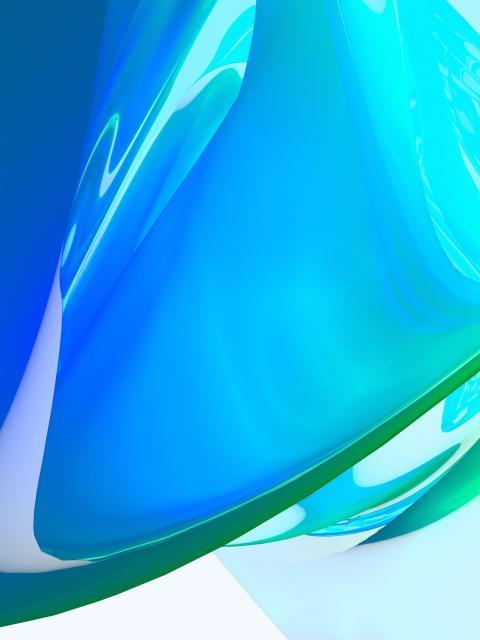 Beautiful light blue liquid abstract background. 3D illustration, 3D rendering.