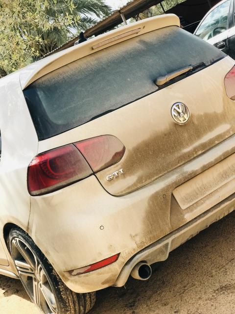 volkswagen golf dirty