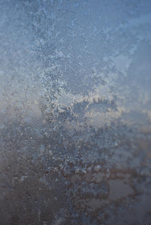Frost on the window