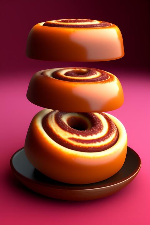Delicious cinnamon cake