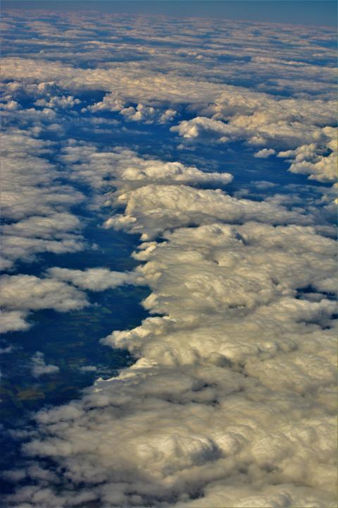 clouds view from the plane