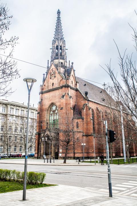 Brno Czech Republic gothic architecture view in old town