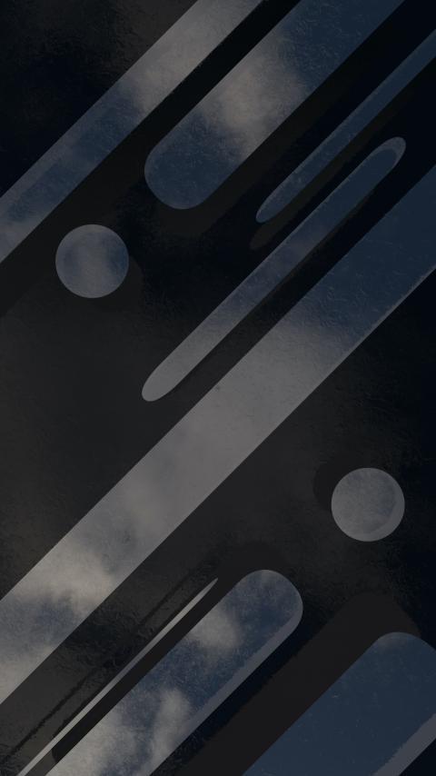 Transparent stripes on a textural black background