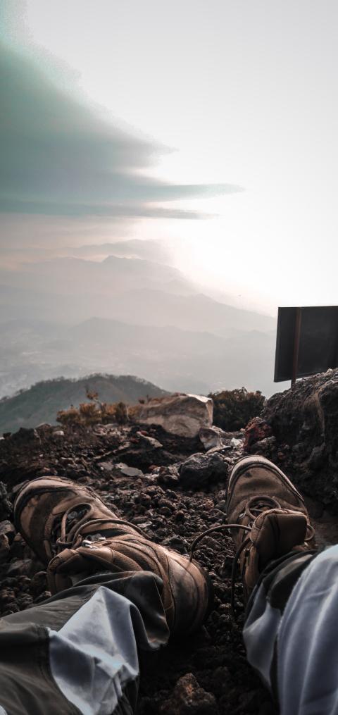 top view in plawangan mount slamet