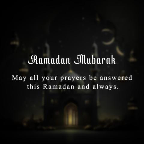 Ramadan Mubarak Greeting Card, Ramadan Kareem Islamic Post Design