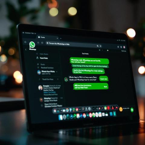 WhatsApp Web Dark Mode Theme