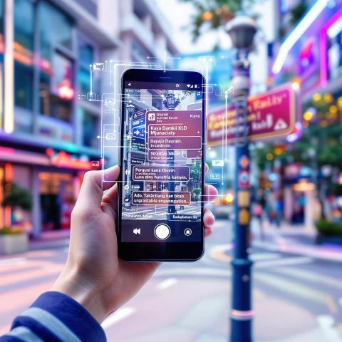 Translator App with Augmented Reality