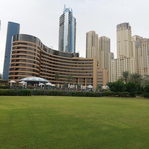 Hotel, skyscrapers