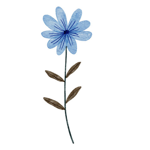 blue flower