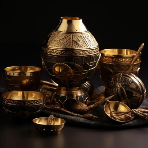 jelwary set with gold 4
